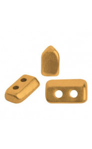 Les perles par Puca® Piros Perlen Bronze gold mat 00030/01740